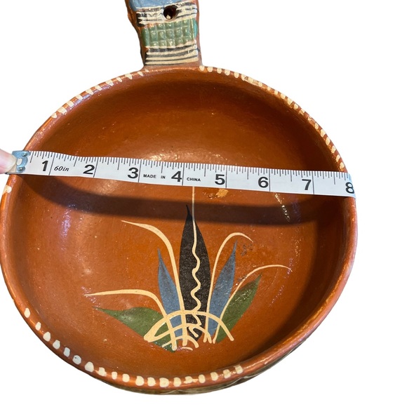 Vintage Mexican Terracotta Serving Bowls Cookware, Set of 4 - Picture 12 of 14